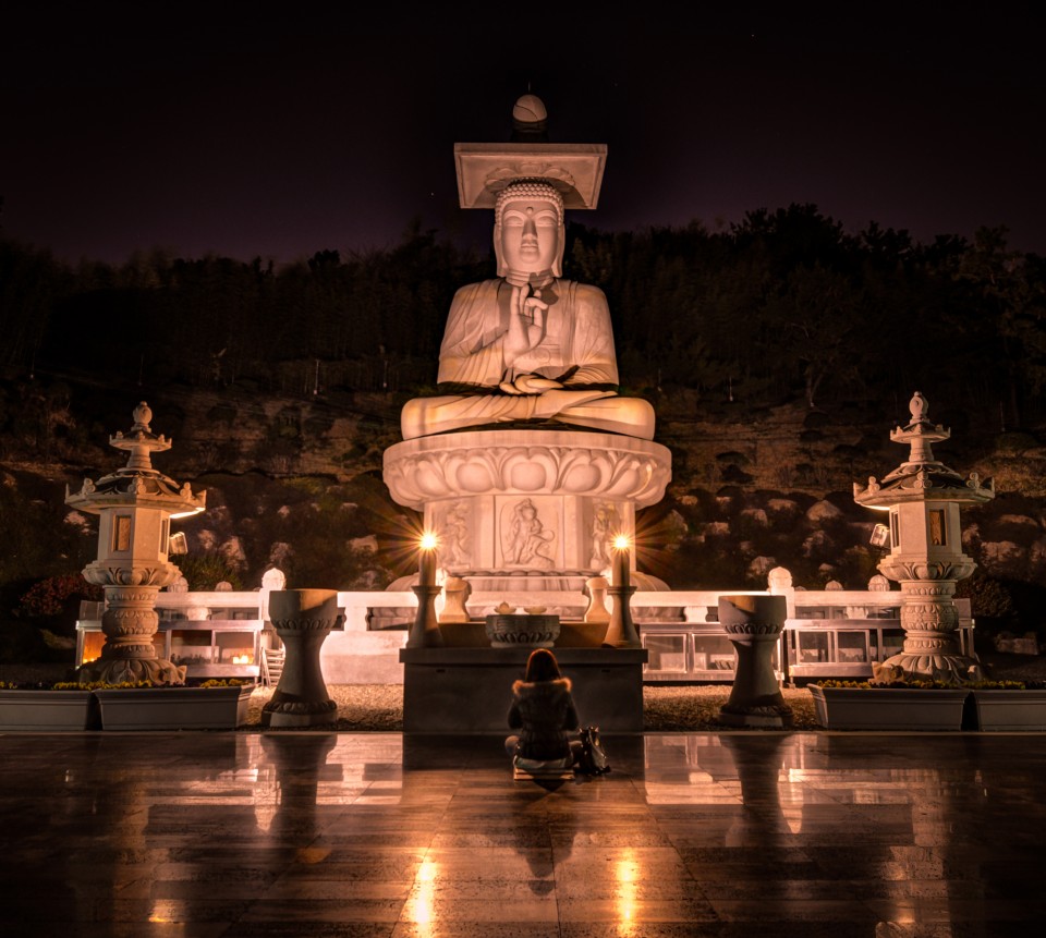 Big Buddha at night